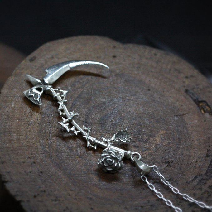 薔薇×サイズネックレス - 画像 (2)