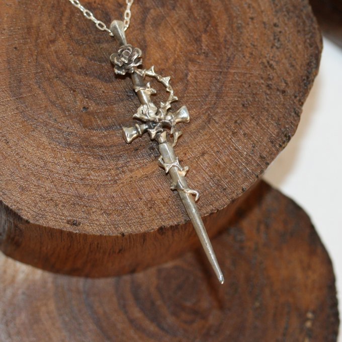 スティレット×薔薇ネックレス - 画像 (4)