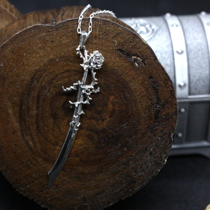 薔薇×ファルシオンネックレス - 画像 (4)