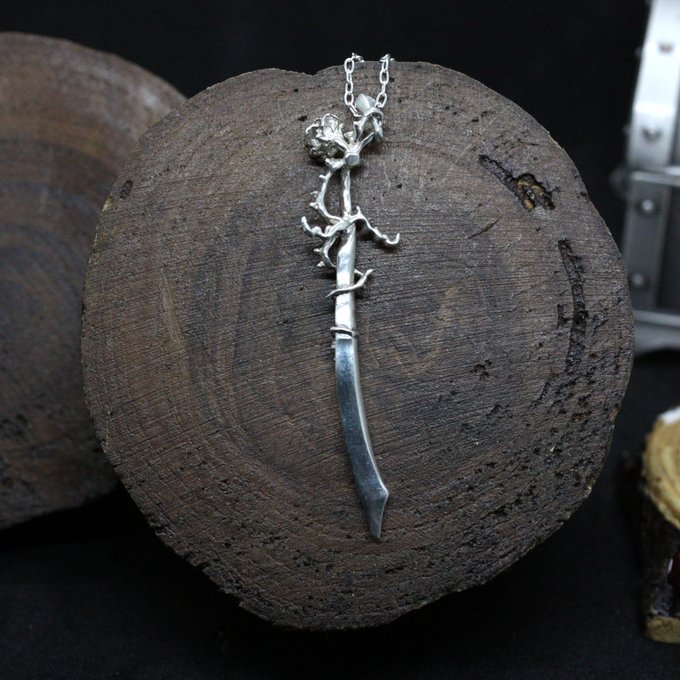 薔薇×ファルシオンネックレス - 画像 (5)