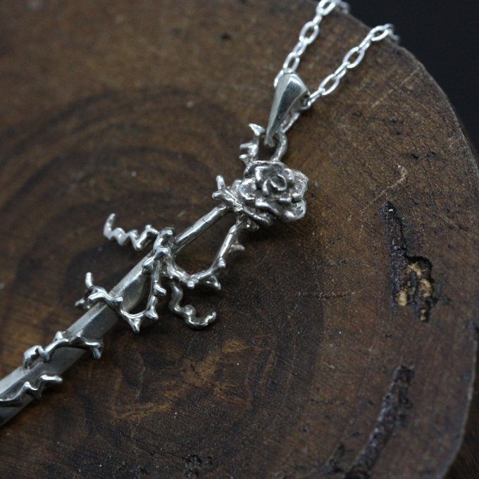 薔薇×ファルシオンネックレス - 画像 (7)