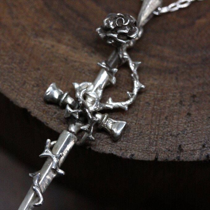 スティレット×薔薇ネックレス - 画像 (3)